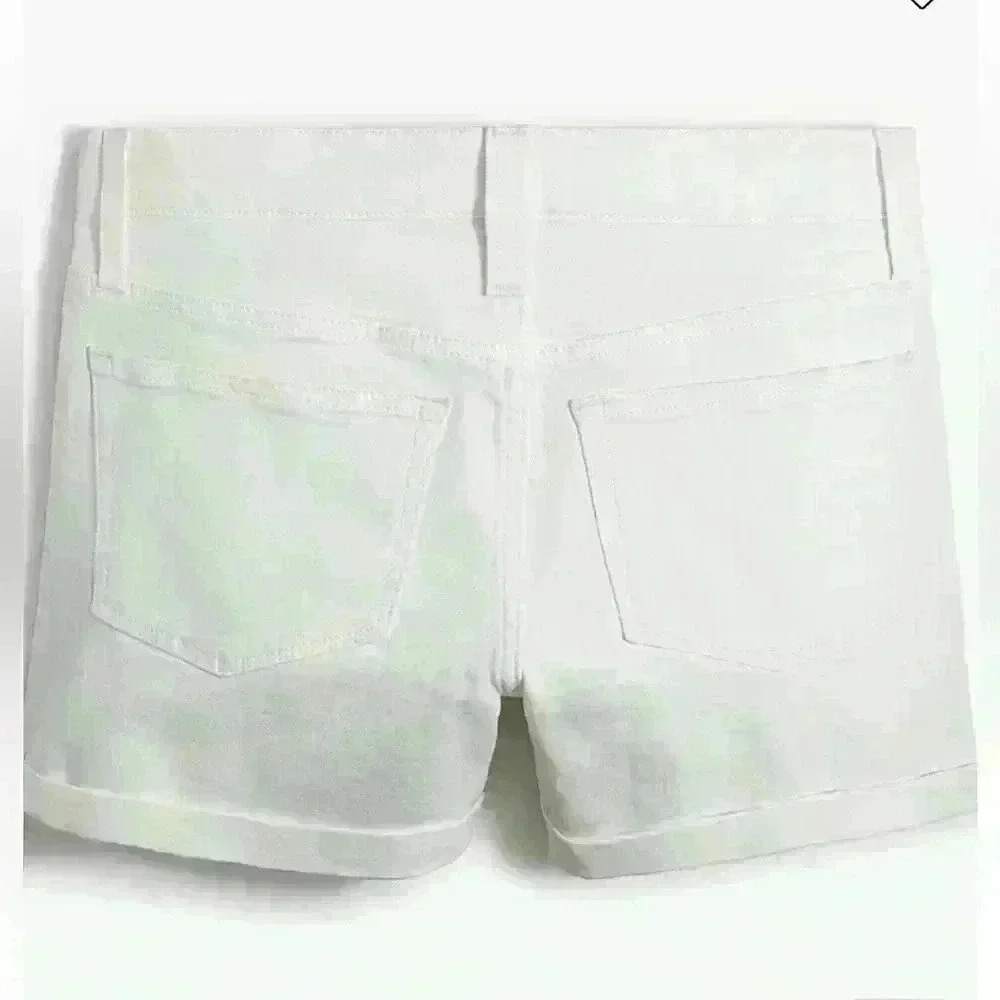 J.Crew Classic denim short in white NWT - Picture 6 of 7